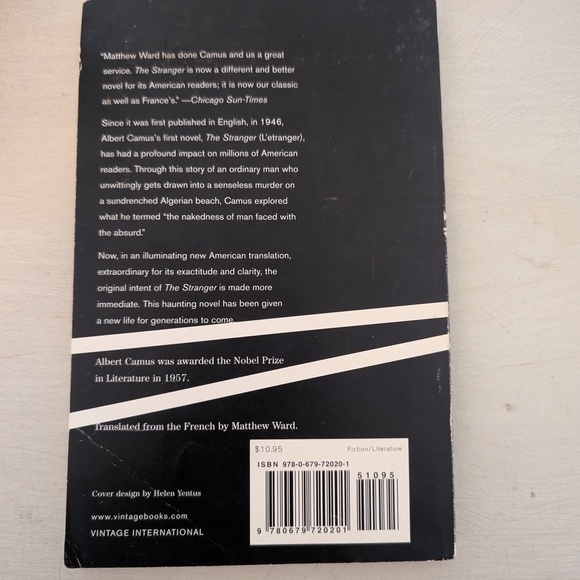 The Stranger by Albert Camus Book - Picture 2 of 2